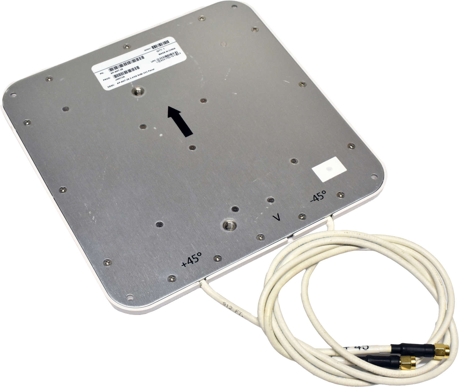Aruba-AP-ANT-28-JW013A-2-4-5G-8dbi-2X2-Panel-Anten-002.jpg Aruba AP-ANT-28 JW013A 2.4/5G 8dbi 2X2 Panel Antenna