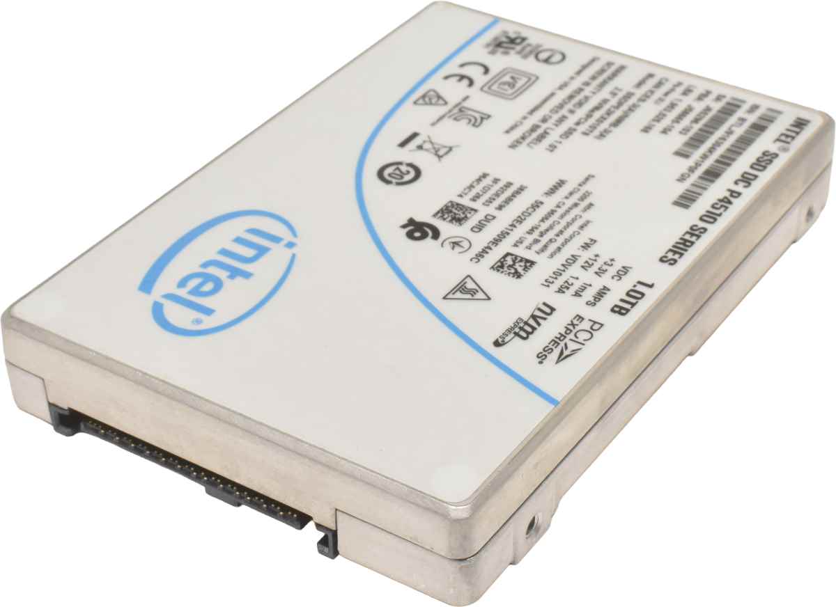Intel SSD DC P4510 Series 1TB 2.5" NVMe / PCle SSDPE2KX010T8 Intel SSD DC P4510 Series 1TB 2.5" NVMe / PCle SSDPE2KX010T8