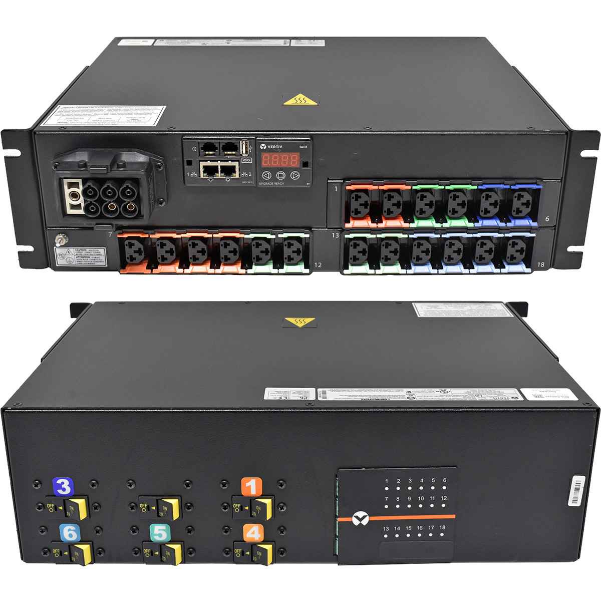 Vertiv Geist VP5UV300 DUS3E2R6-18CF17-x 18 x C13 16A per Circuit PDU