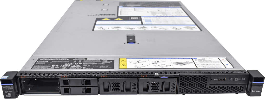 Lenovo-System-x3550-M5-Server-Barebone-no-CPU-no-D-001.jpg Lenovo System x3550 M5 Server Barebone no CPU no DDR4 2x Heatsink M1215 4x SFF 2,5