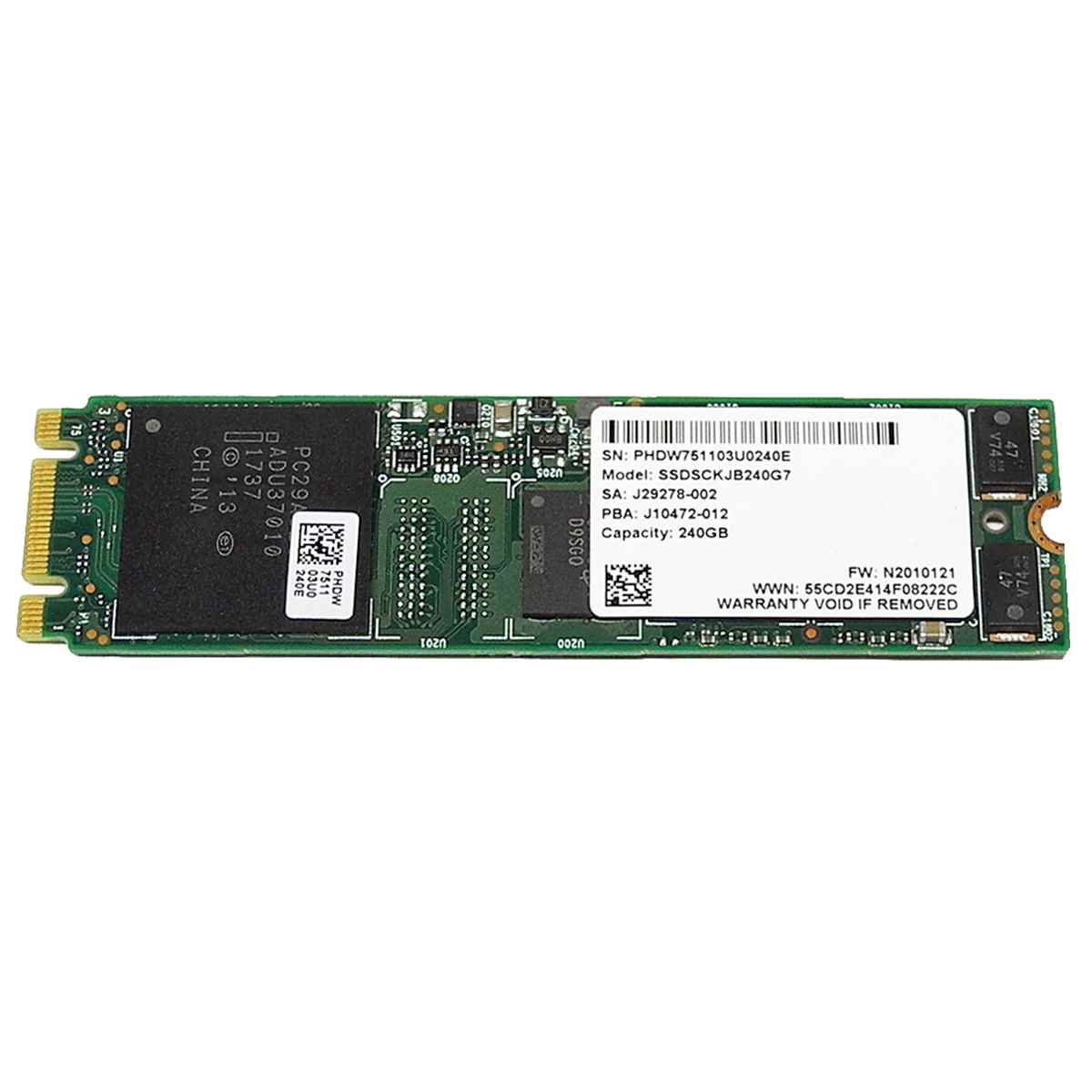 Intel SSDSCKJB240G7 Solid State Drive (SSD) 240 GB M.2 2280 SATA