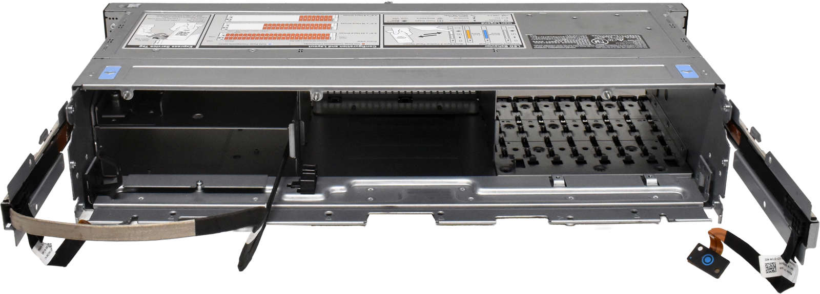 Dell PowerEdge R740xd Front Panel Cage Chassis 8x 2,5 SFF VGA 2x USB iDrac micro USB