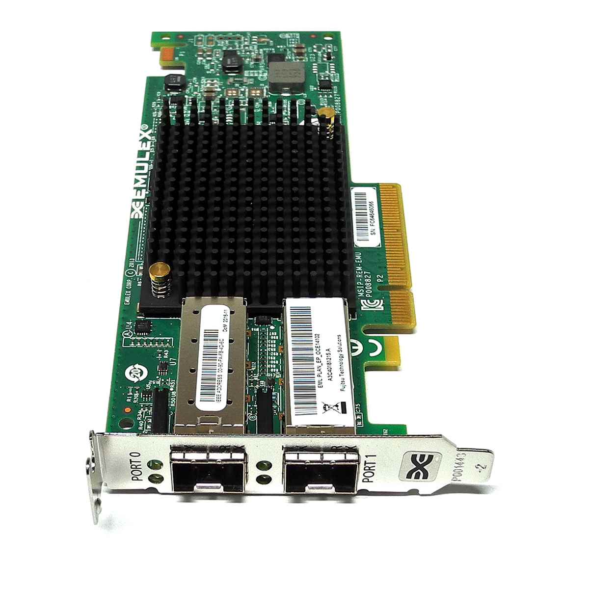 Fujitsu Emulex LPE16002 Dual-Port 10Gb/s PCIe x8 FC Host Bus Adapter LP Fujitsu Emulex LPE16002 Dual-Port 10Gb/s PCIe x8 FC Host Bus Adapter LP