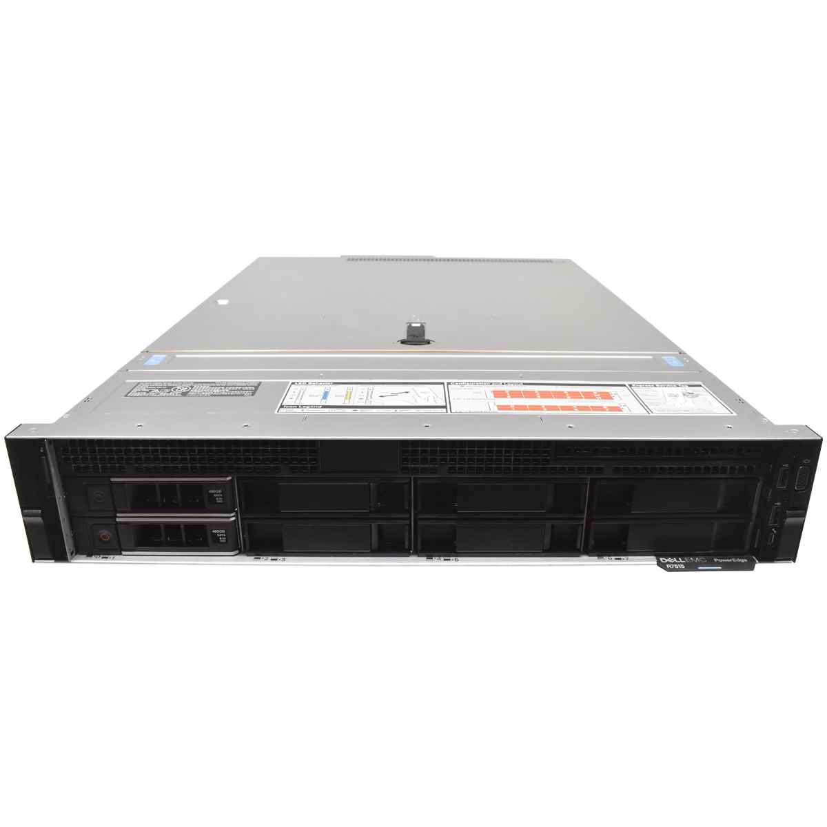 Dell PowerEdge R7515 AMD EPYC 7232P 32GB PC4 H330 Mini 2x 480GB SSD NBD 07.2026