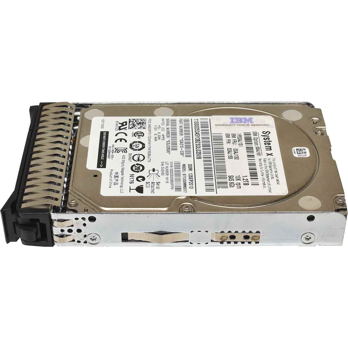 IBM Seagate 1.2TB 2.5" 10K 6G SAS HDD Festplatte ST1200MM0017 00AJ155 Server Storage IBM Seagate 1.2TB 2.5" 10K 6G SAS HDD Festplatte ST1200MM0017 00AJ155 Server Storage