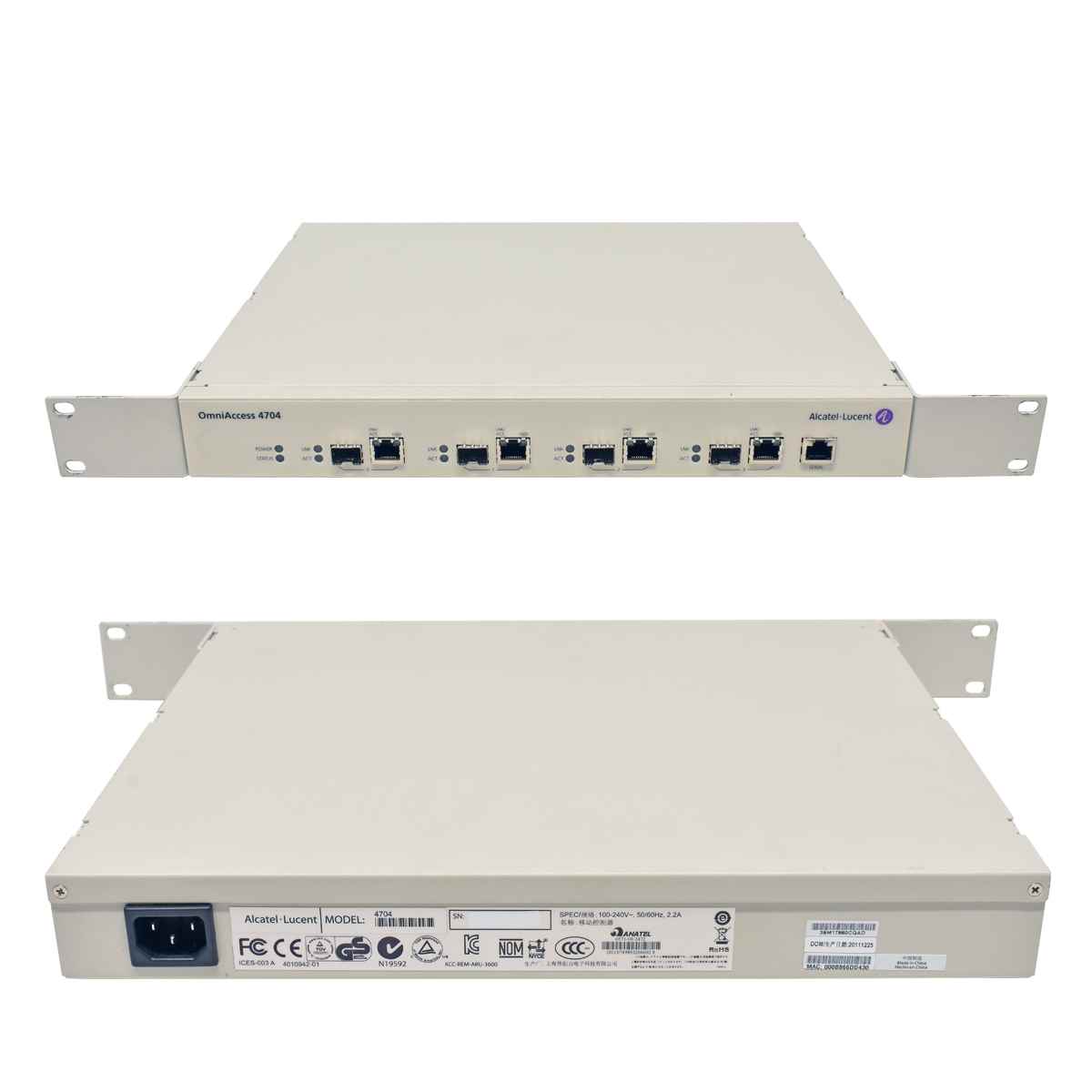 Alcatel Lucent OmniAccess 4704 WLAN Controller Switch Alcatel Lucent OmniAccess 4704 WLAN Controller Switch
