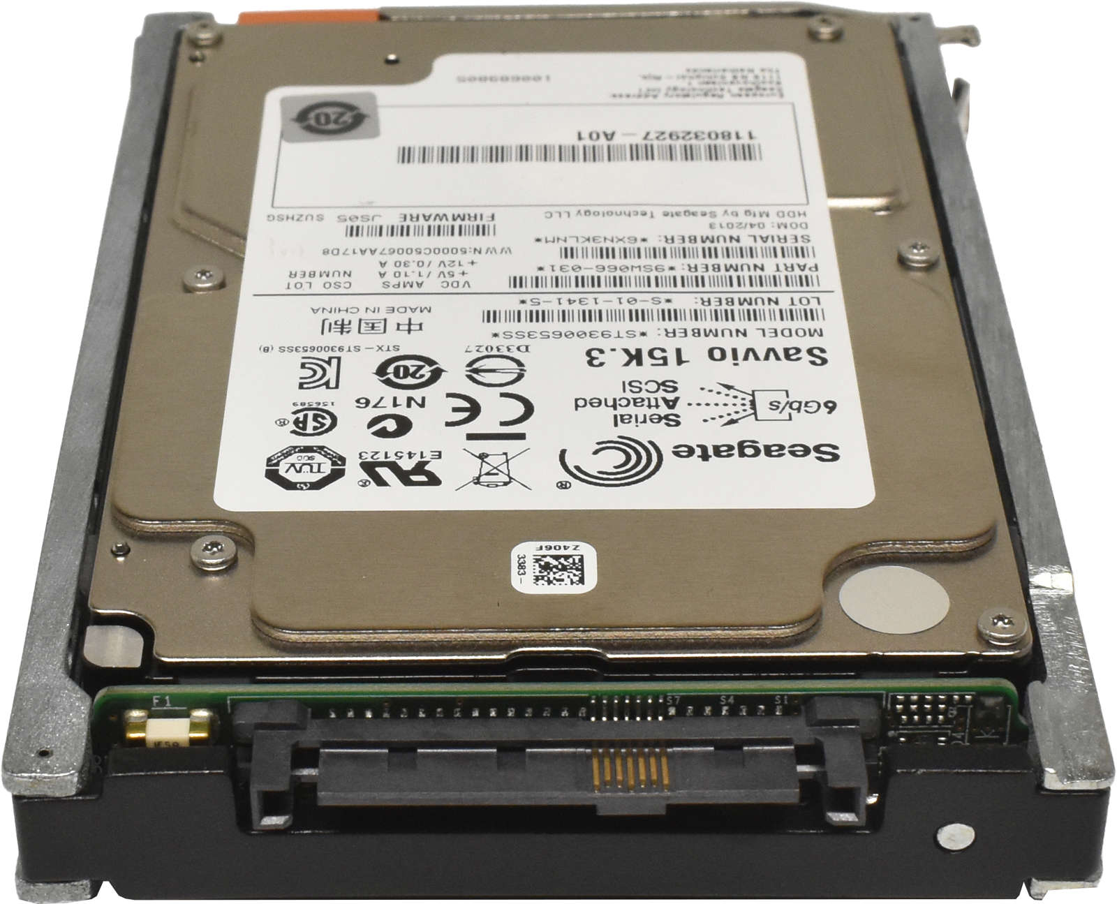 Seagate-300GB-2-5-15K-6Gb-s-SAS-HDD-Festplatte-ST9-002.jpg Seagate 300GB 2,5" 15K 6Gb/s SAS HDD Festplatte ST9300653SS 118032927-A01 + Rahmen 005050604