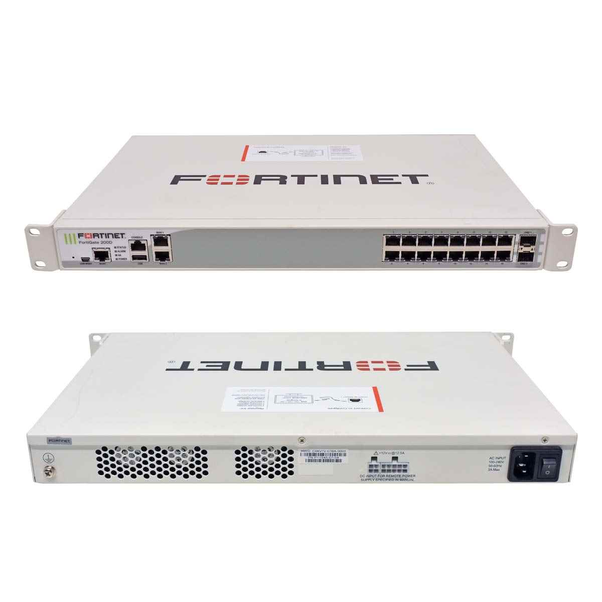 Fortinet Firewall FortiGate 200D FG-200D C4KV72-07BA-0000 P11545-07-04 Fortinet Firewall FortiGate 200D FG-200D C4KV72-07BA-0000 P11545-07-04