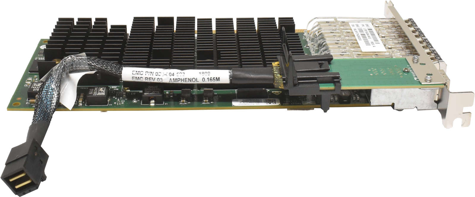 EMC-Emulex-LightPulse-LPE16304-M-E-4-Port-SFP-10-1-005.jpg EMC Emulex LightPulse LPE16304-M-E 4-Port SFP+ 10/16GB FC Adapter LP + 4x GBICs
