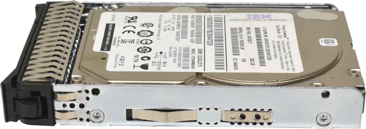 IBM 300GB HDD Festplatte 10K SAS 6G 00FX877 ST300MM0006 mit Rahmen