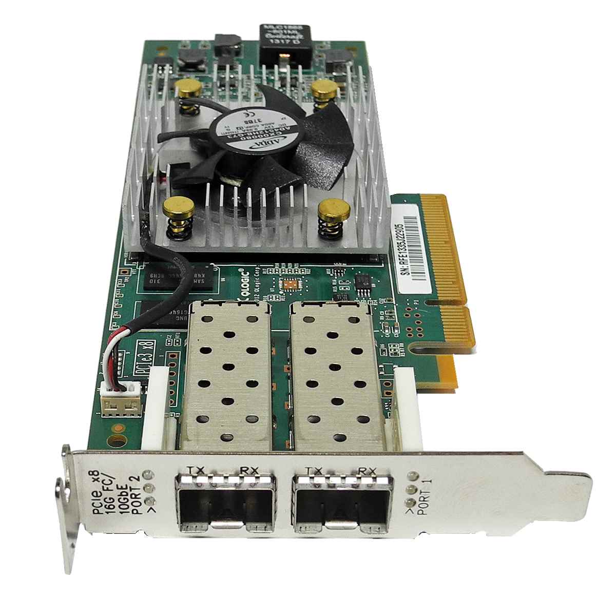 QLogic QLE2672 Dual-Port 16Gb PCIe x8 FC Gen 5 Server Adapter HD8310405-02  J LP