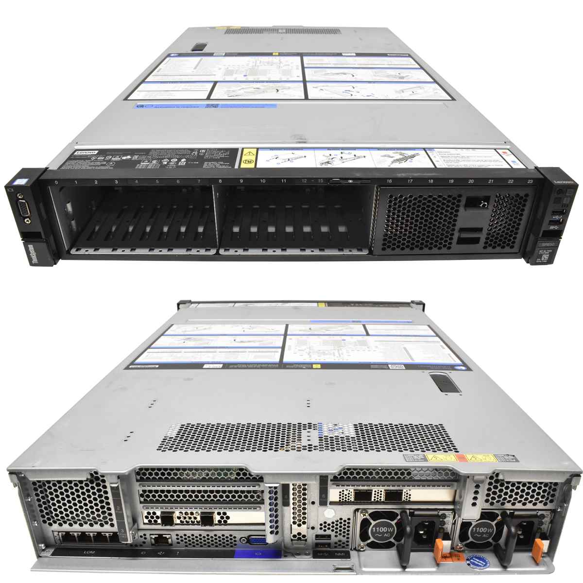 Lenovo ThinkServer SR650 2x Platinum 8176 28C 2.1GHz 576GB PC4 3x 930-8i 16x SFF Lenovo ThinkServer SR650 2x Platinum 8176 28C 2.1GHz 576GB PC4 3x 930-8i 16x SFF