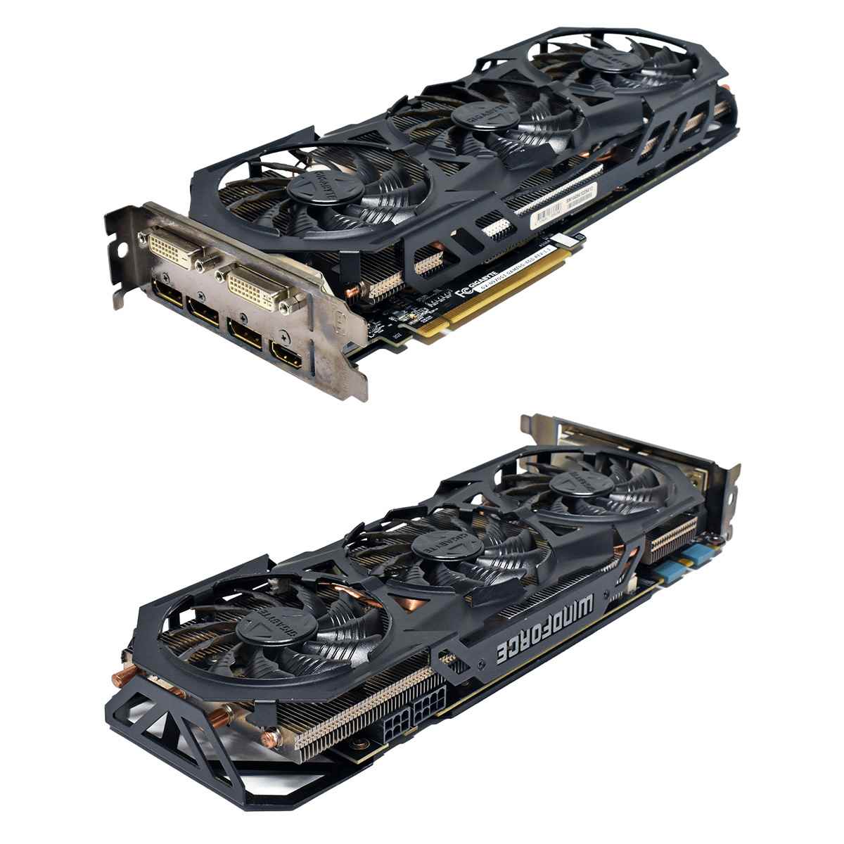 Gigabyte Windforce GV-N970G1 GAMINIG-4GD NVIDIA Geforce GTX 970 Graphics Card GM204 4GB GDDR5 PCIe 3.0 x16 HDMI 2x DVI 3x DP Gigabyte Windforce GV-N970G1 GAMINIG-4GD NVIDIA Geforce GTX 970 Graphics Card GM204 4GB GDDR5 PCIe 3.0 x16 HDMI 2x DVI 3x DP