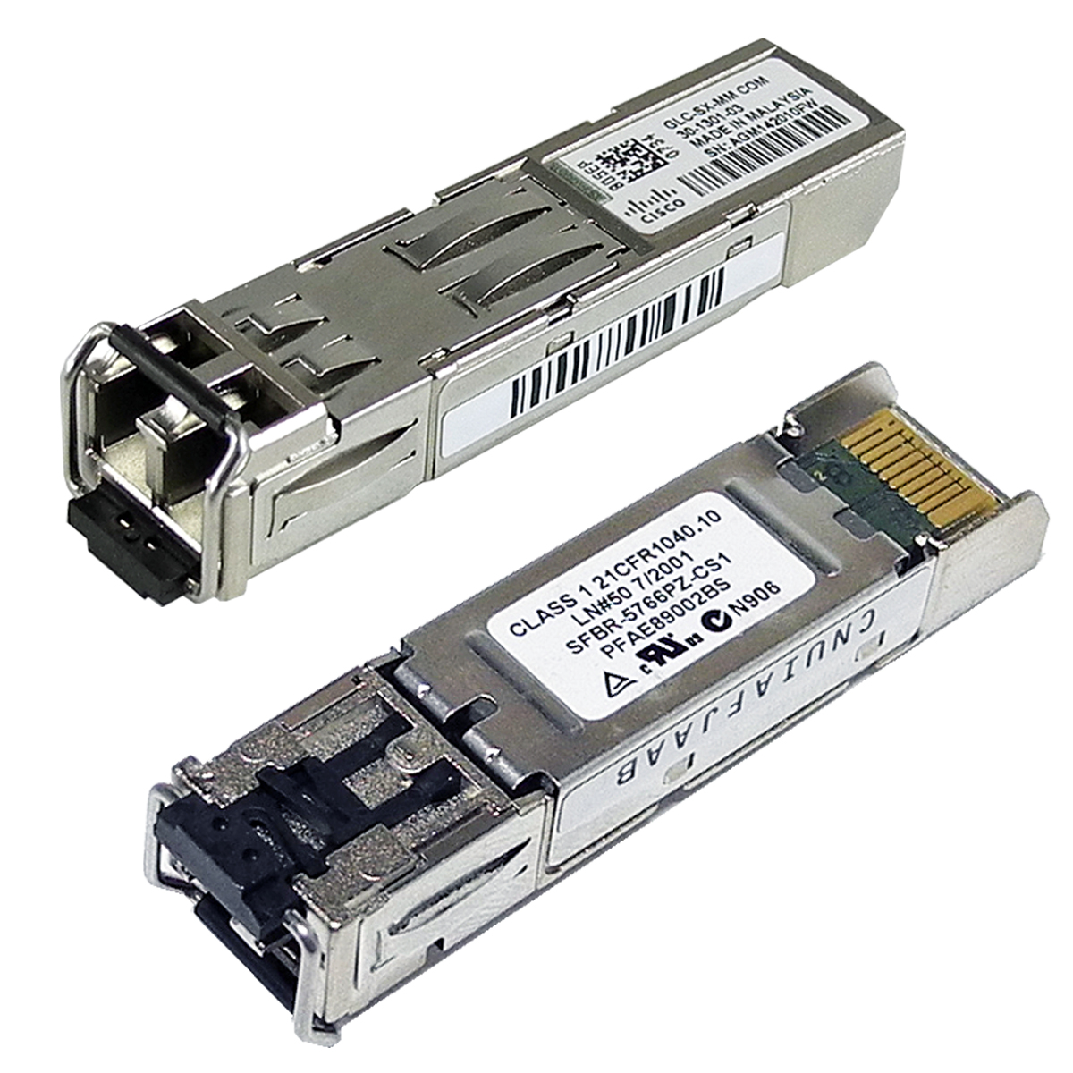 Cisco GLC-SX-MM SFP 1000Base-SX 850 nm 1GB Transceiver Module MPN: 30-1301-03 Cisco GLC-SX-MM SFP 1000Base-SX 850 nm 1GB Transceiver Module MPN: 30-1301-02