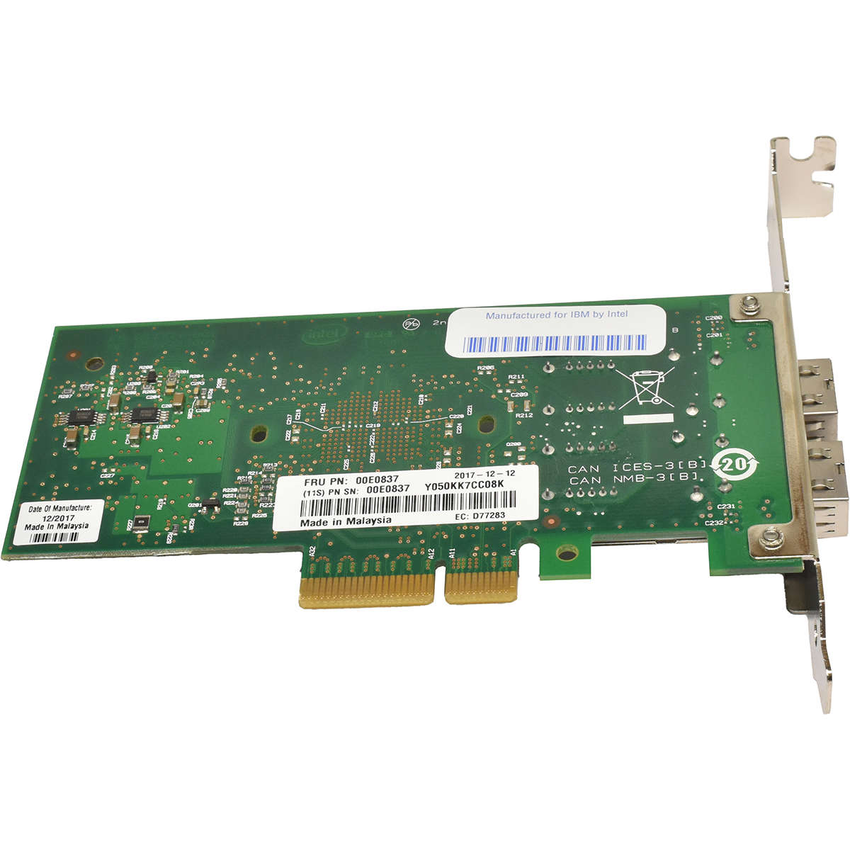 IBM-00E0837-PCIe-x4-Dual-Port-Gigabit-Ethernet-Net-005.jpg IBM 00E0837 PCIe x4 Dual-Port Gigabit Ethernet Netzwerkkarte FP