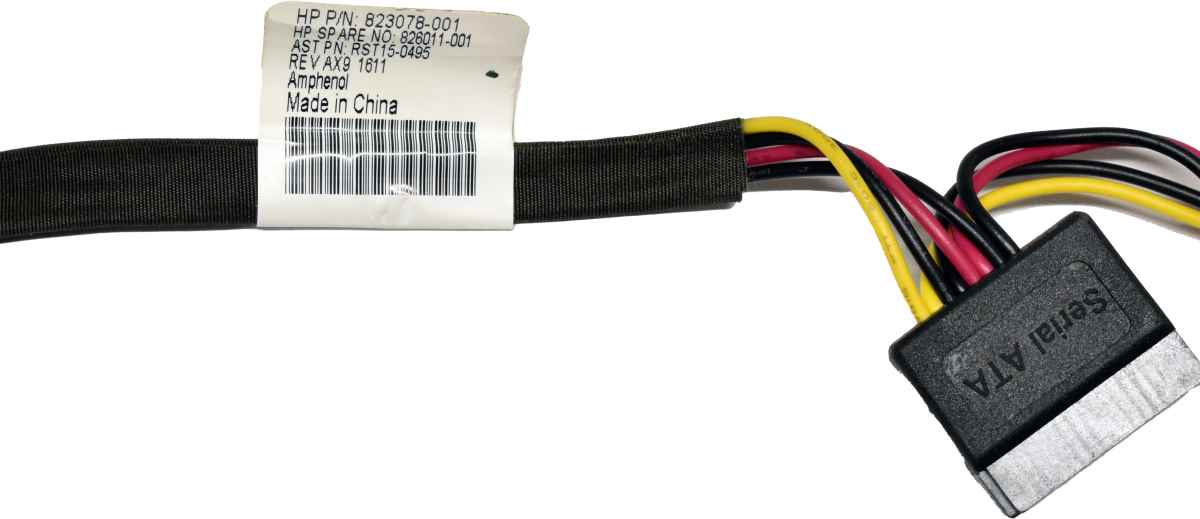 HP DL360 G9 Internal Drive Cage Power Cable 823078-001 826011-001