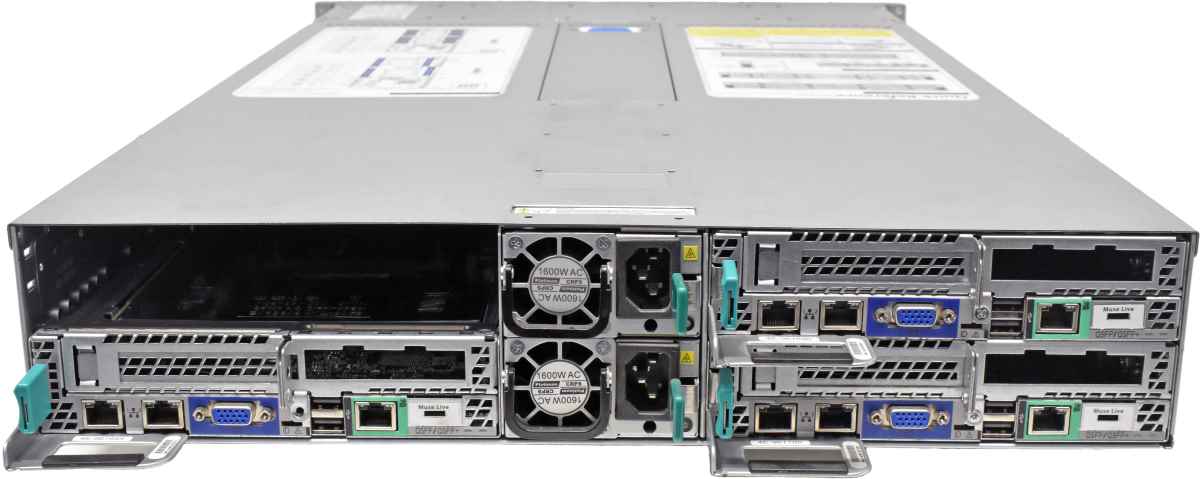 Intel 4 Node Server H2216XXKR2 3x Node S2600KP Barebone no CPU no DDR4 16x SFF