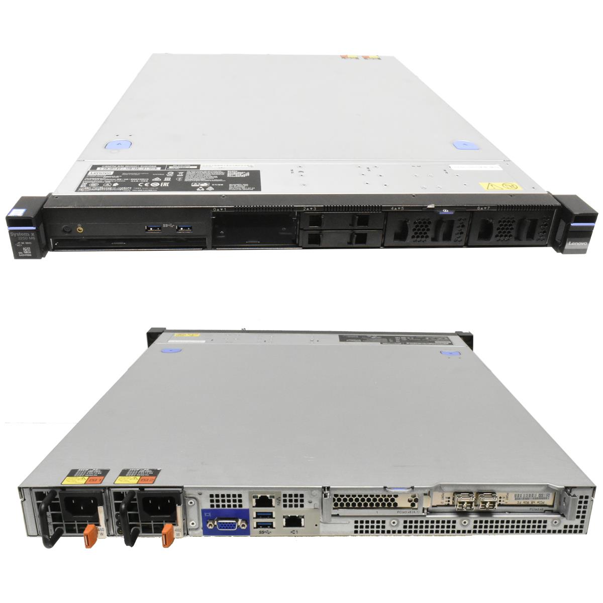 Lenovo System x3250 M6 Server E3-1220 v5 QC CPU 3.00 GHz 8GB DDR4 RAM 4x SFF 2,5 1x M1210 Lenovo System x3250 M6 Server E3-1220 v5 QC CPU 3.00 GHz 8GB DDR4 RAM 4x SFF 2,5 1x M1210