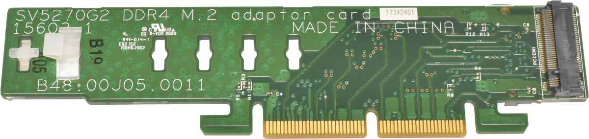 WIWYNN SV5270G2 DDR4 M.2 Server Adaptor Card B91.00J10.0003 Blade Server C1040 WIWYNN SV5270G2 DDR4 M.2 Server Adaptor Card B91.00J10.0003 Blade Server C1040