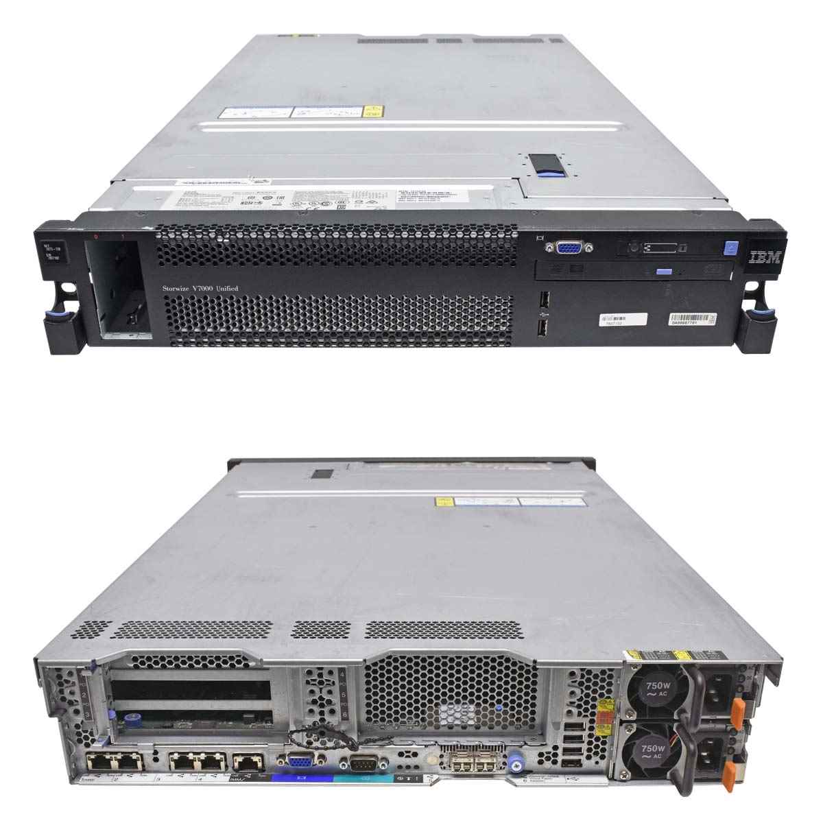 IBM Storwize V7000 Unified Server ohne CPU ohne RAM 2x Kühler 2Bay 2,5" 10G SFP+ IBM Storwize V7000 Unified Server ohne CPU ohne RAM 2x Kühler 2Bay 2,5" 10G SFP+
