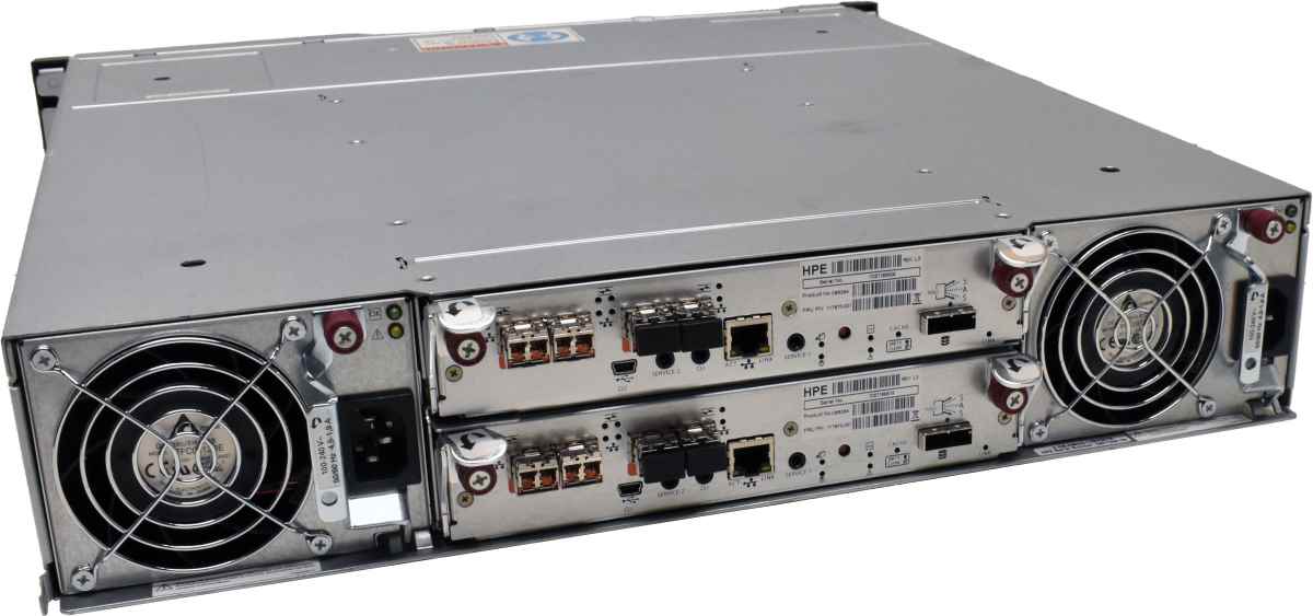 HP MSA 2050 SFF Enclosure 2x 6G x2 Controller 717870-001 24x SFF 2.5 noHDD
