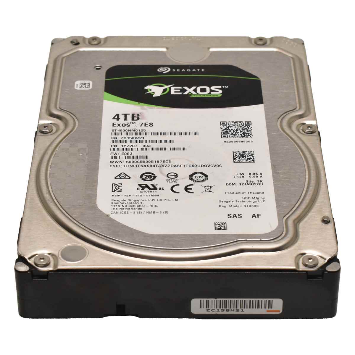 Seagate Exos 7E8 4TB 3.5" 7,2K SAS 12G HDD Festplatte ST4000NM125 1YZ207-003 Seagate Exos 7E8 4TB 3.5" 7,2K SAS 12G HDD Festplatte ST4000NM125 1YZ207-003