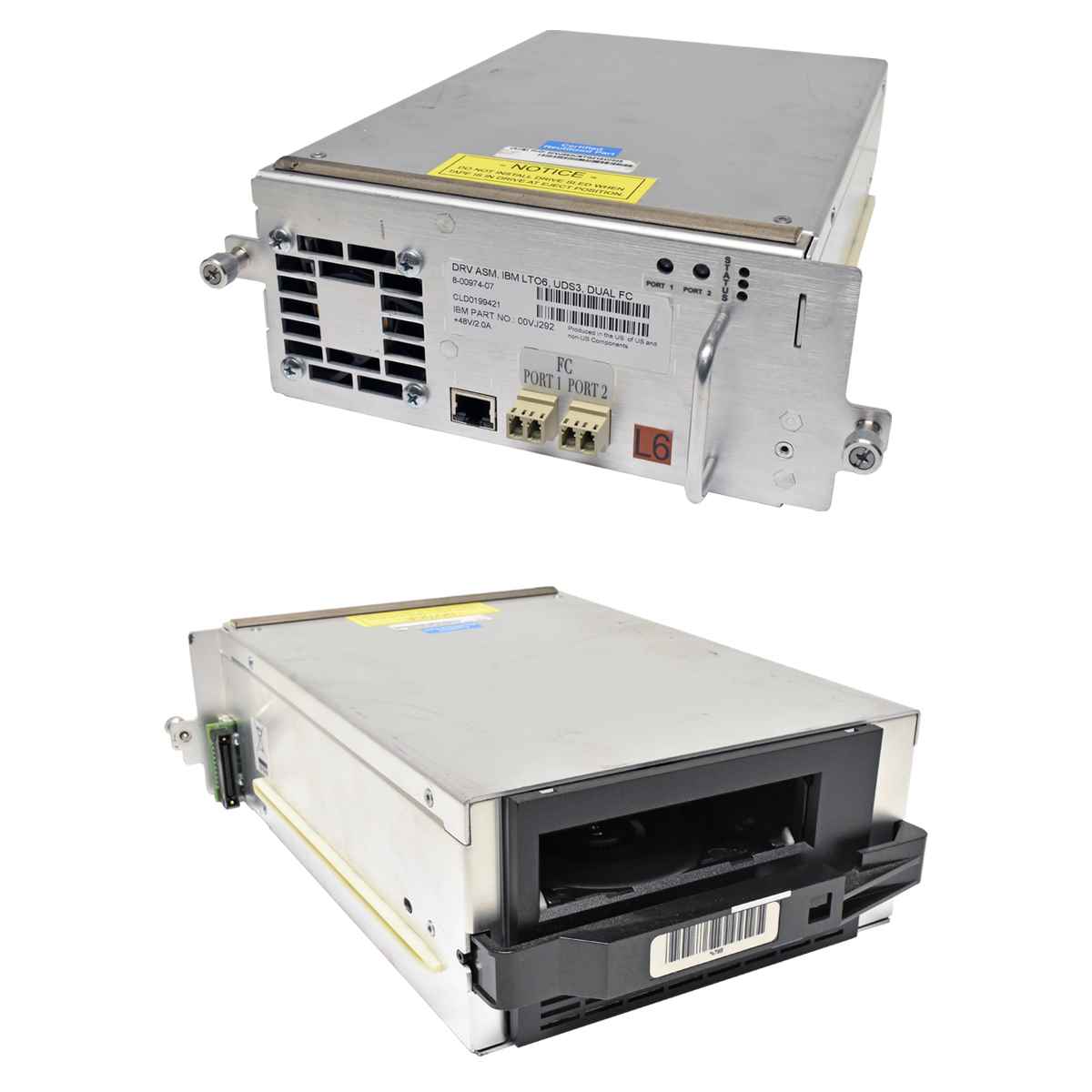 IBM LTO-6 FH FC 8Gb Laufwerk mit Caddy für 3576 TS3310 00VJ292