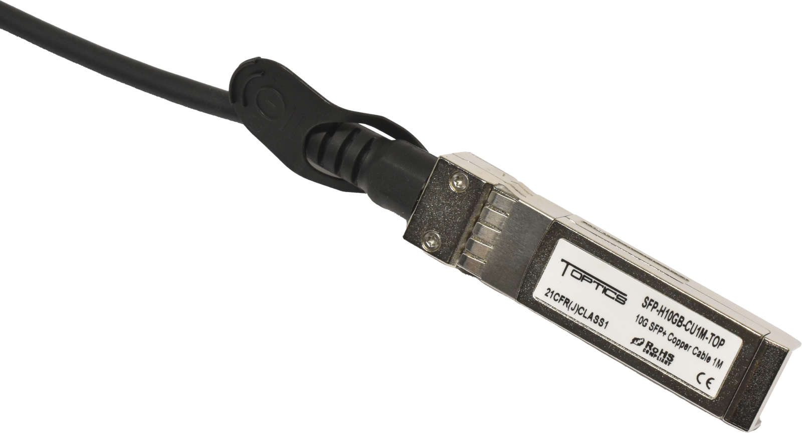 T-Optics-SFP-H10GB-CU1M-TOP-10Gb-SFP-SFP-Twinax-Co-003.jpg T Optics SFP-H10GB-CU1M-TOP 10Gb SFP+ / SFP+ Twinax Copper Cable 1m NEU