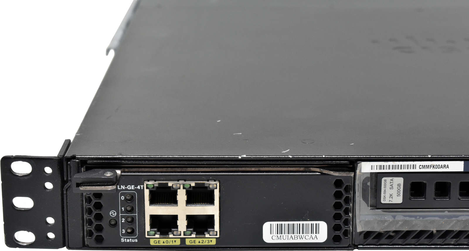 Cisco-Wide-Area-Virtualization-Engine-594-WAVE-594-003.jpg Cisco Wide Area Virtualization Engine 594 WAVE-594-K9 + Module WAVE-INLN-GE-4T +500GB HDD