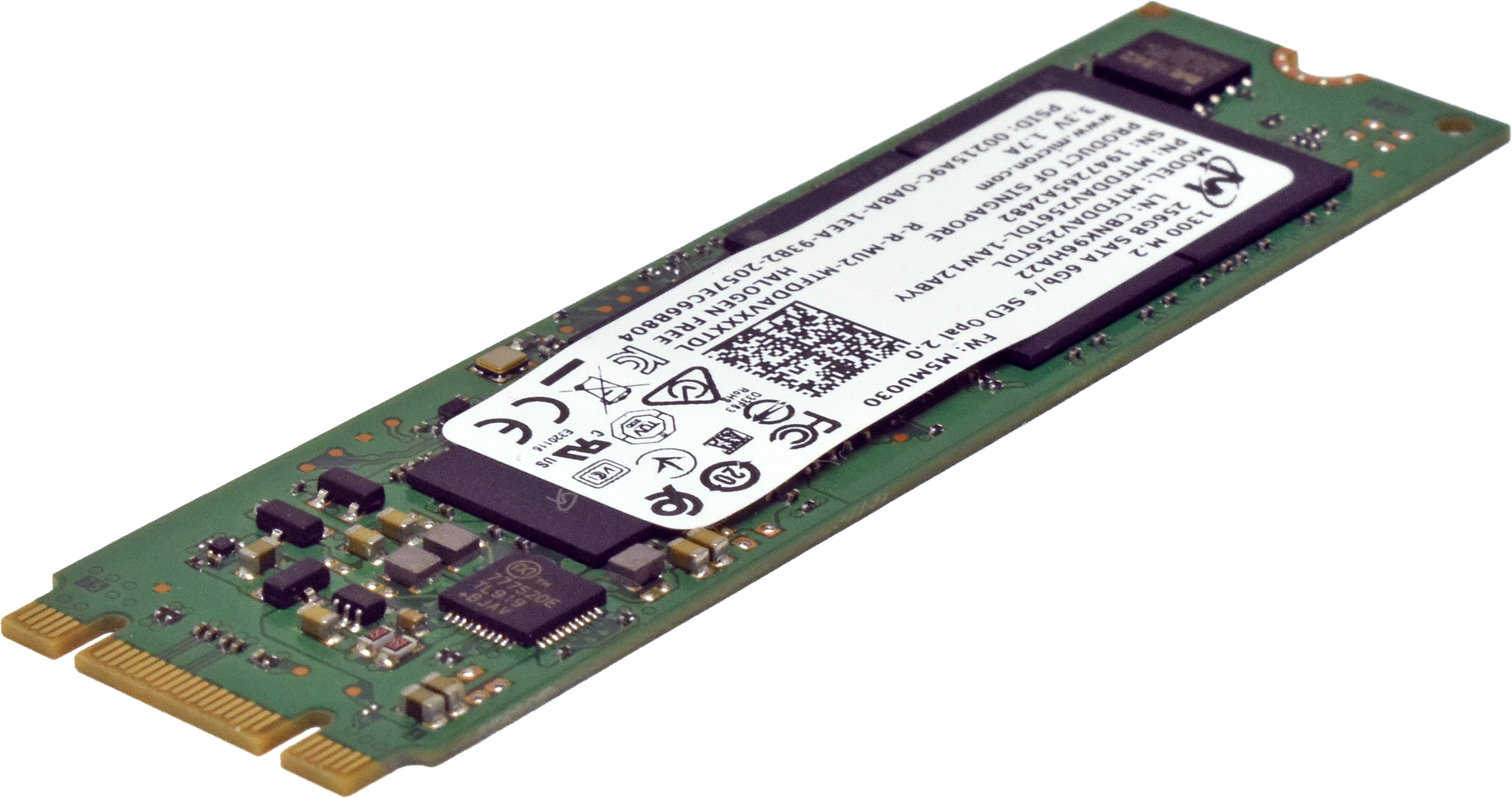 Micron MTFDDAV256TDL Solid State Drive (SSD) 256 GB M.2 2280 SATA Micron MTFDDAV256TDL Solid State Drive (SSD) 256 GB M.2 2280 SATA