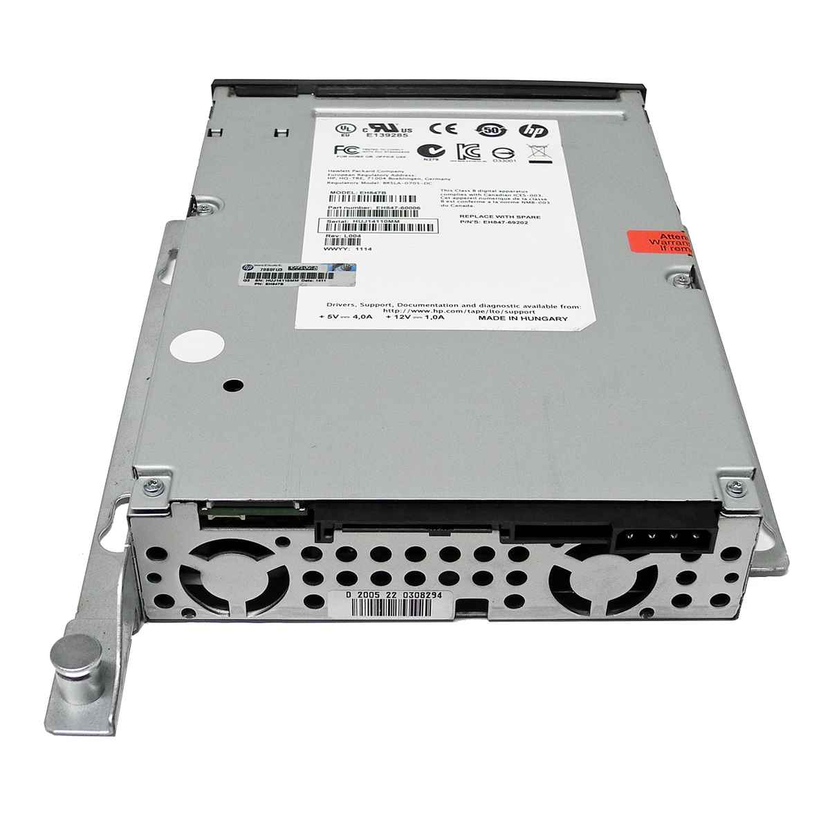 HP EH847B StorageWorks Ultrium 920 LTO-3 SAS Tape Drive/Bandlaufwerk EH847-69202 HP EH847B StorageWorks Ultrium 920 LTO-3 SAS Tape Drive/Bandlaufwerk EH847-69202