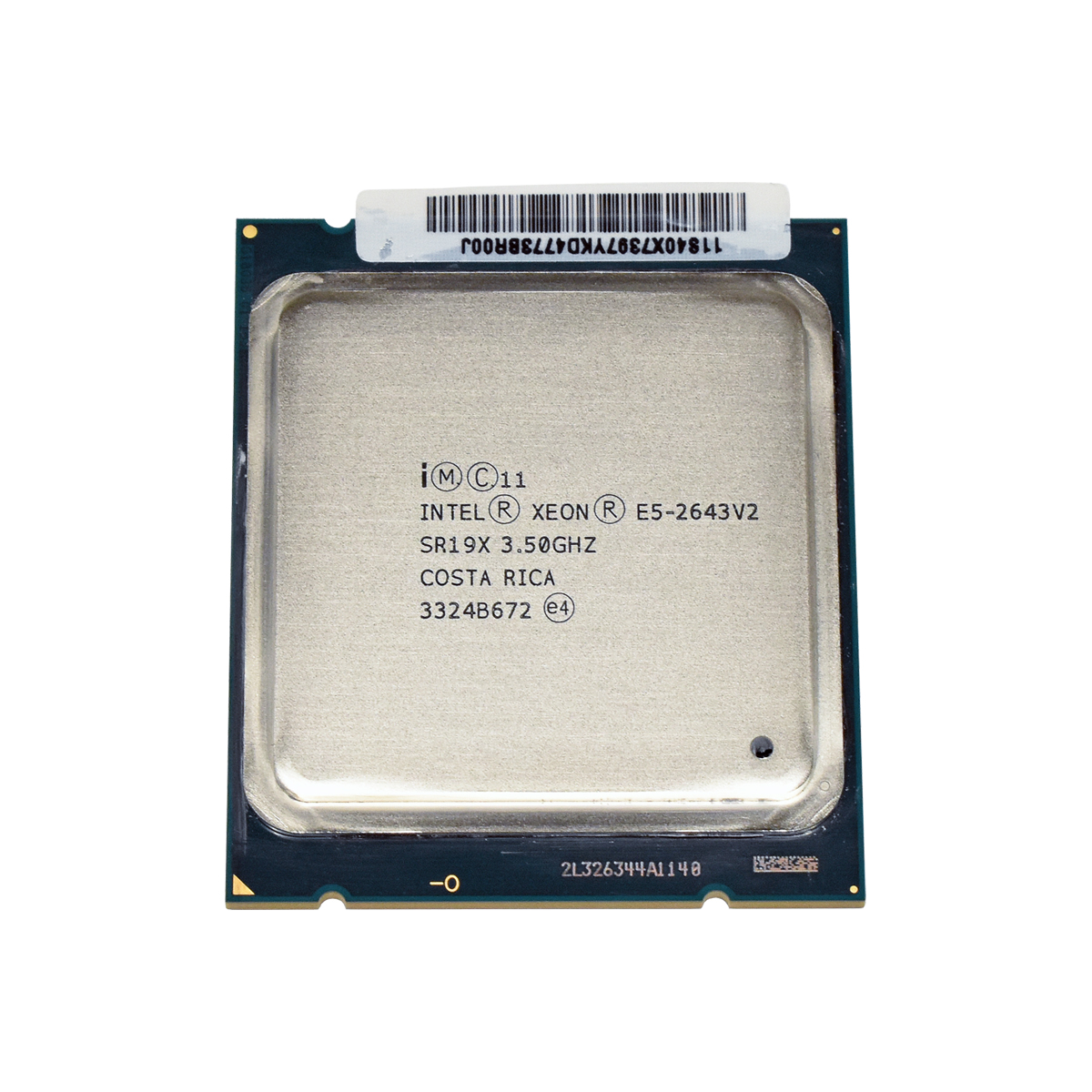 Intel Xeon Processor E5-2643 V2 25MB Cache 3.50 GHz 6-Core FCLGA2011 SR19X