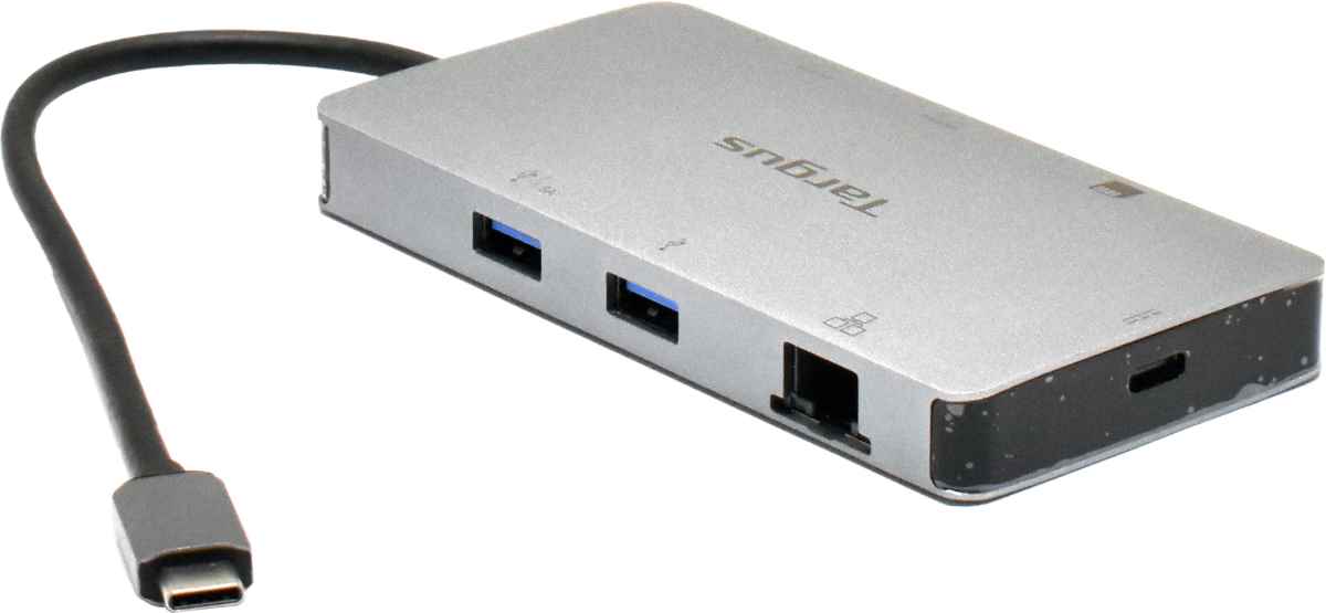 Targus DOCK423EU Portable USB-C Travel Hub for Dual 4k Monitor 100W Passthrough NEU