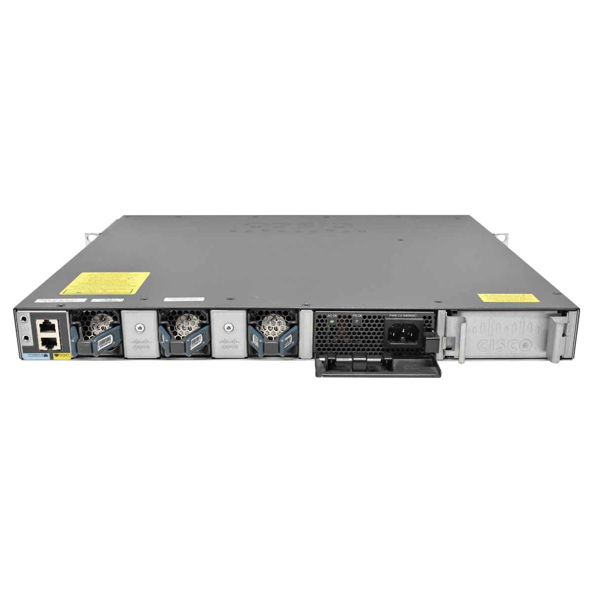 Cisco Catalyst WS-C3650-24PS-L 24-Port Gigabit PoE+ Switch 4 x SFP 2x mini GBIC