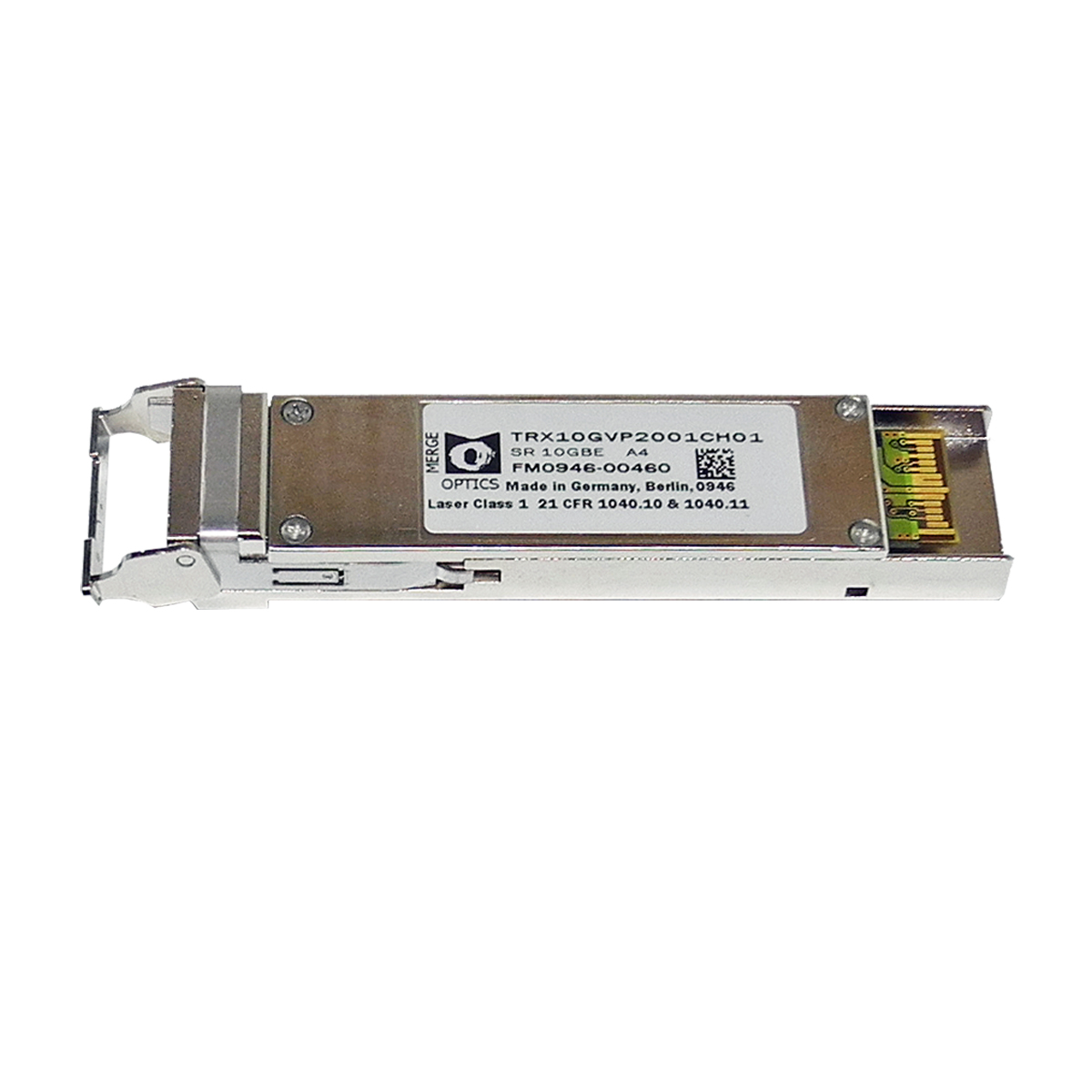 Merge Optics TRX10GVP2001CH01 SR 10GbE XFP Transceiver 300m MMF 850nm Merge Optics TRX10GVP2001CH01 SR 10GbE XFP Transceiver 300m MMF 850nm