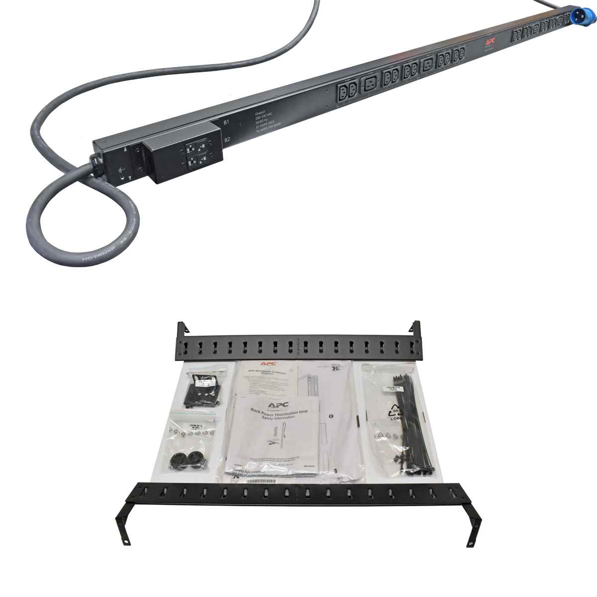 APC AP7553 Rack PDU Basic Null HE 32A 230V 20x C13 4x C19 + Zubehör NEW NEU APC AP7553 Rack PDU Basic Null HE 32A 230V 20x C13 4x C19 + Zubehör NEW NEU