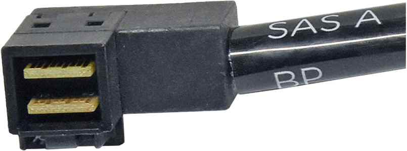 Dell 08KX9H 12G MiniSAS HD Data Cable 0,5m SFF-8643 - SFF-8643 angled for PowerEdge R730xd