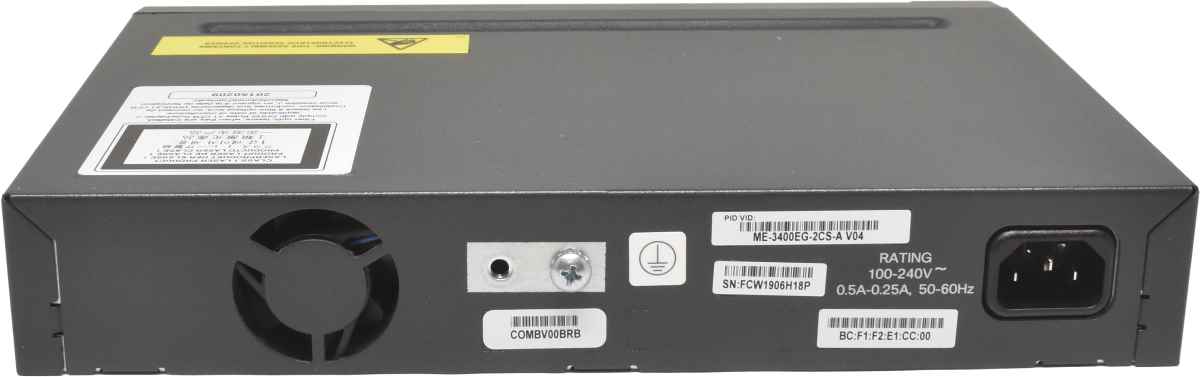 Cisco ME-3400EG-2CS-A Dual-Port RJ-45 GE Switch 4-Ports SFP GE Cisco ME-3400EG-2CS-A Dual-Port RJ-45 GE Switch 4-Ports SFP GE