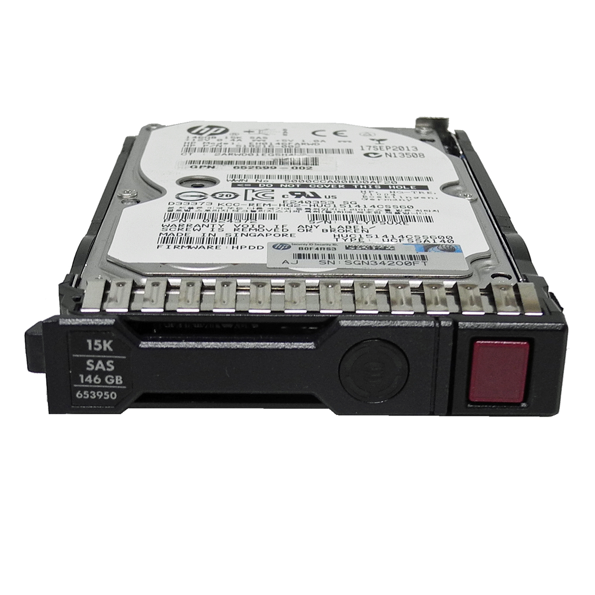 HP 300GB 2.5" 15k 6G DP SAS HDD Festplatte 653960-001 G8-G10 Servers