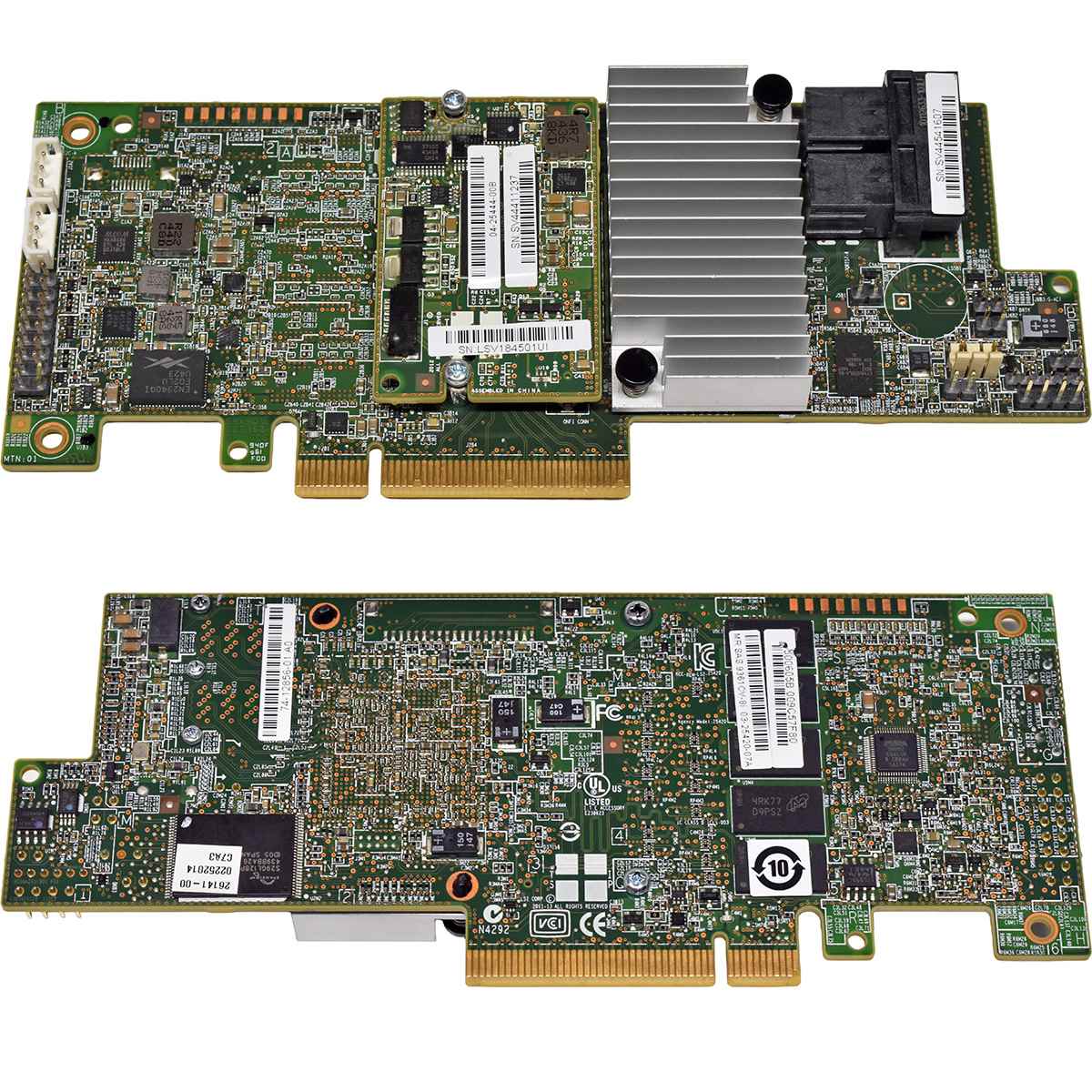 Cisco LSI MR SAS 9361CV-8i 74-12856-01 12G RAID Controller PCI x8 +Cache Module Cisco LSI MR SAS 9361CV-8i 74-12856-01 12G RAID Controller PCI x8 +Cache Module