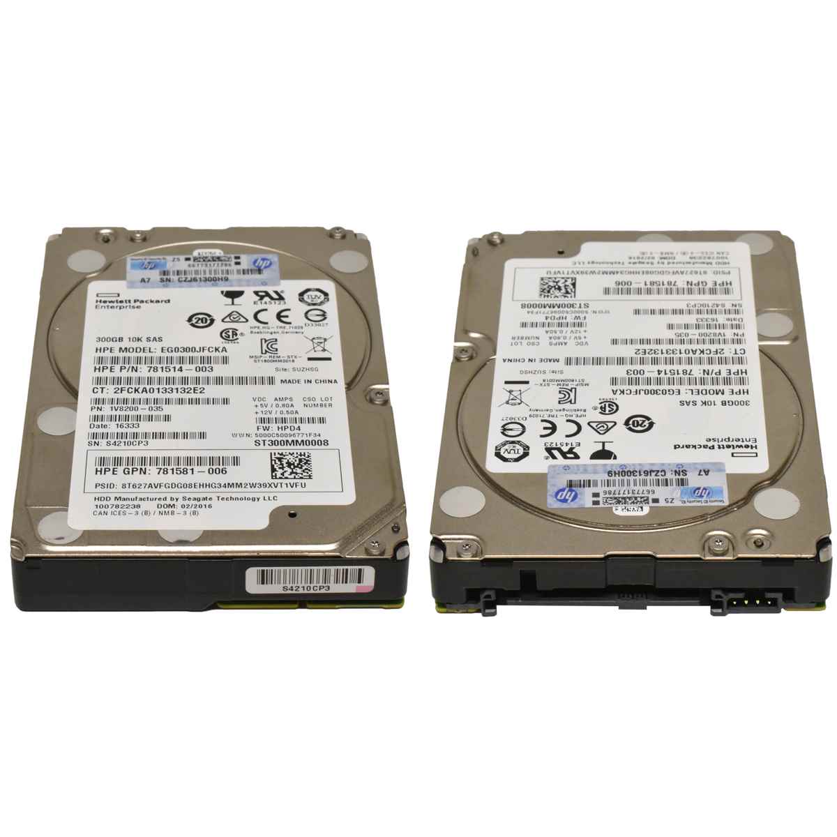 10 x HP 300GB 2.5" 6G 10K SAS HDD Festplatte 507129-004 641552-001 HUC109030CSS600 2X HP 300GB 2.5" 6G 10K SAS HDD Festplatte 507129-004 641552-001 HUC109030CSS600