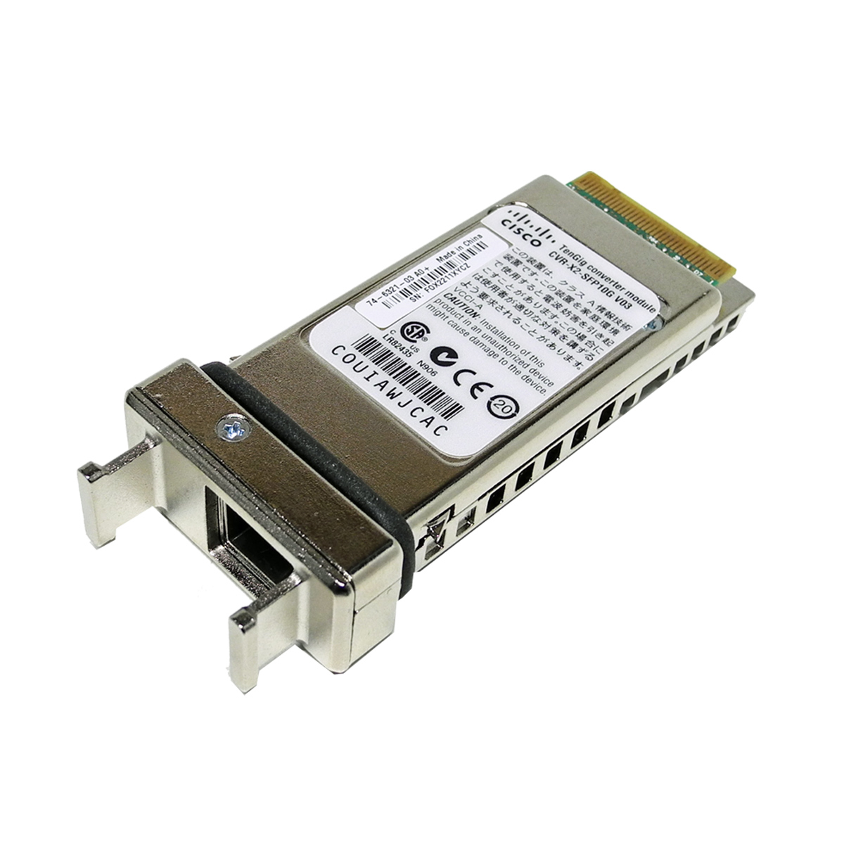 Cisco Original TenGig CVR-X2-SFP10G V03 Converter Module 74-6321-03 Cisco Original TenGig CVR-X2-SFP10G V03 Converter Module 74-6321-03