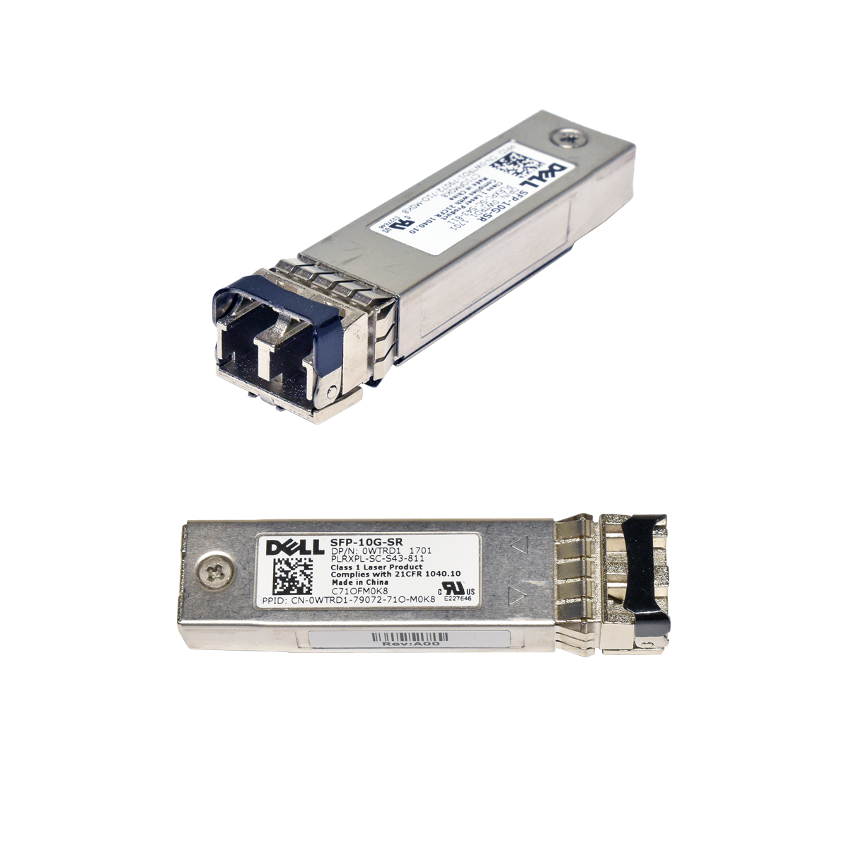 Dell SFP-10G-SR 0WTRD1 PLRXPL-SC-S43-811 10G 850nm Mini GBIC SFP+ Transceiver Dell SFP-10G-SR 0WTRD1 PLRXPL-SC-S43-811 10G 850nm Mini GBIC SFP+ Transceiver