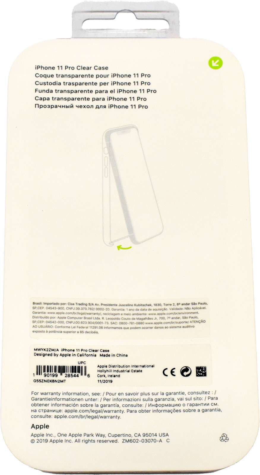 1000x-Apple-Clear-Case-iPhone-11-Pro-MWYK2ZM-A-Neu-004.jpg 10x Apple Clear Case iPhone 11 Pro MWYK2ZM/A Neu