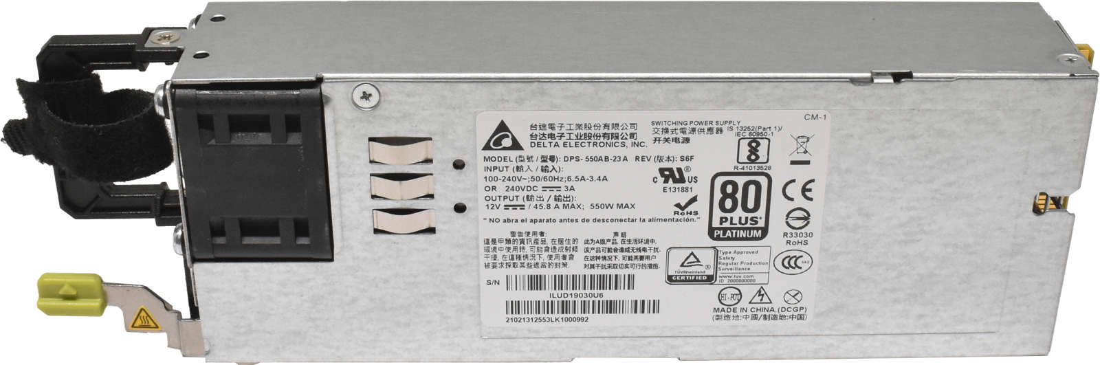 Delta Electronics Netzeil / PSU 550W für Delta Server Switch DPS-550AB-23A