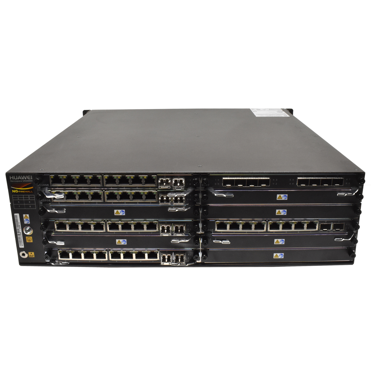 Huawei Secospace USG6680 5x 2xG8GE 1x GEF 2x PAL 1x SPUA 1xSPUB Managed RackEars