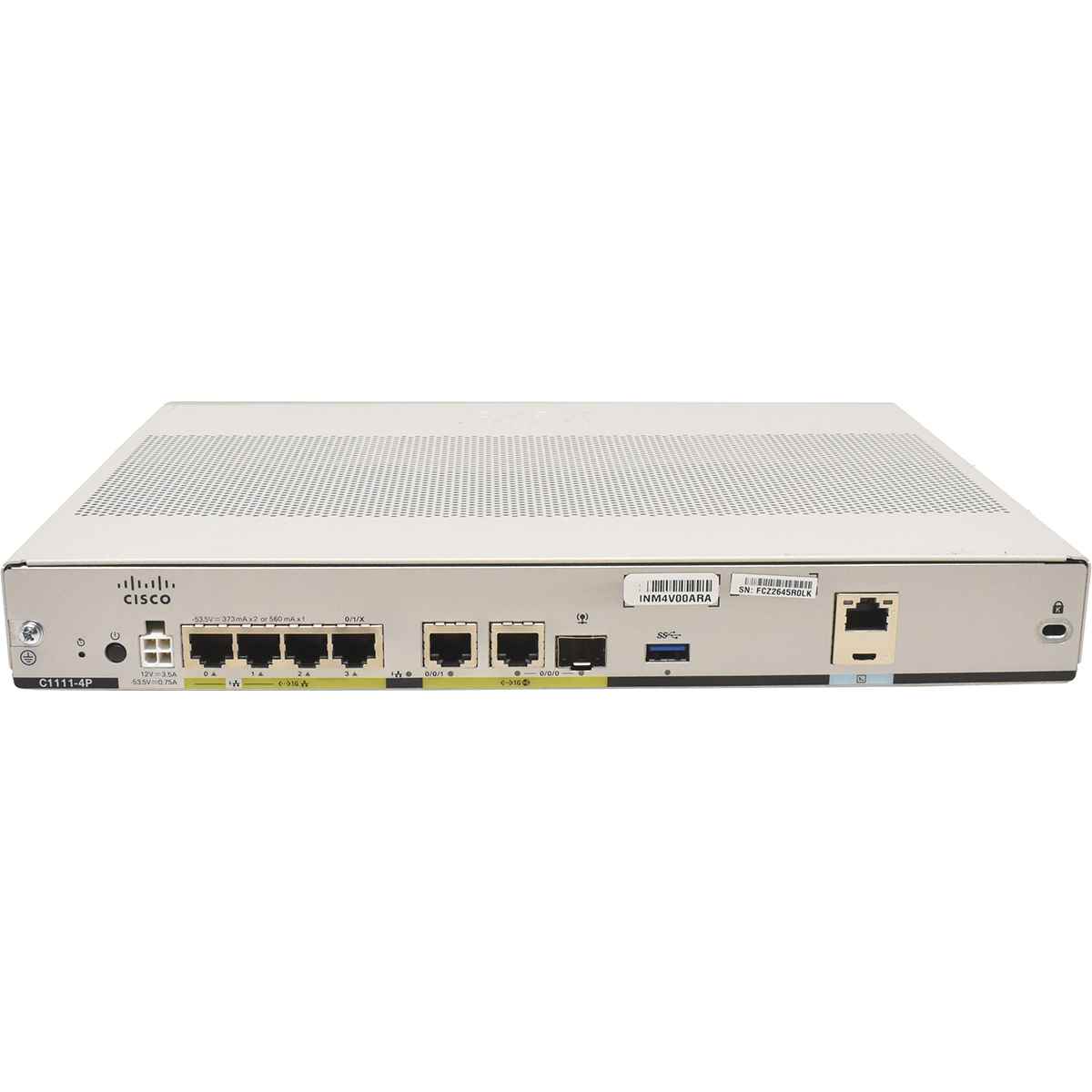 Cisco C1111-4P 6-Ports RJ-45 GE 1x SFP WAN Integrated Services Routers no PSU