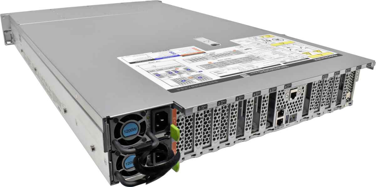 Sun Oracle X8-2L Rack Server no CPU no PC4 RAM 2x HS 12x LFF 3,5 ohne HDD SAS9361-16i