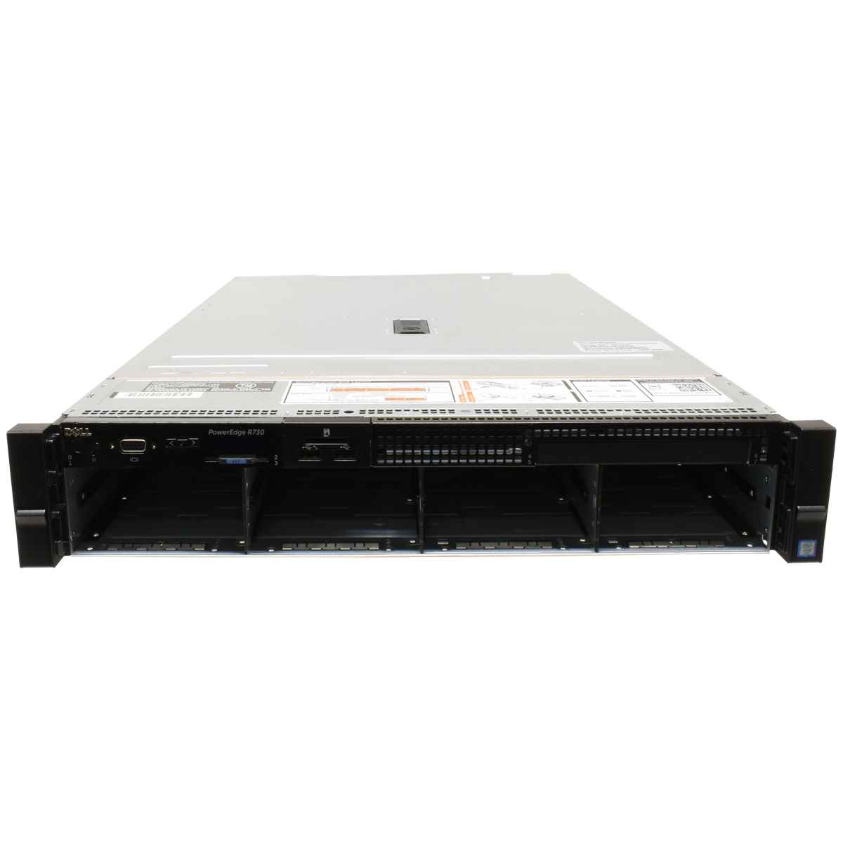 Dell PowerEdge R730 Rack Server 2U ohne CPU 2x Kühler ohne RAM 8x LFF 3.5" H330 mini