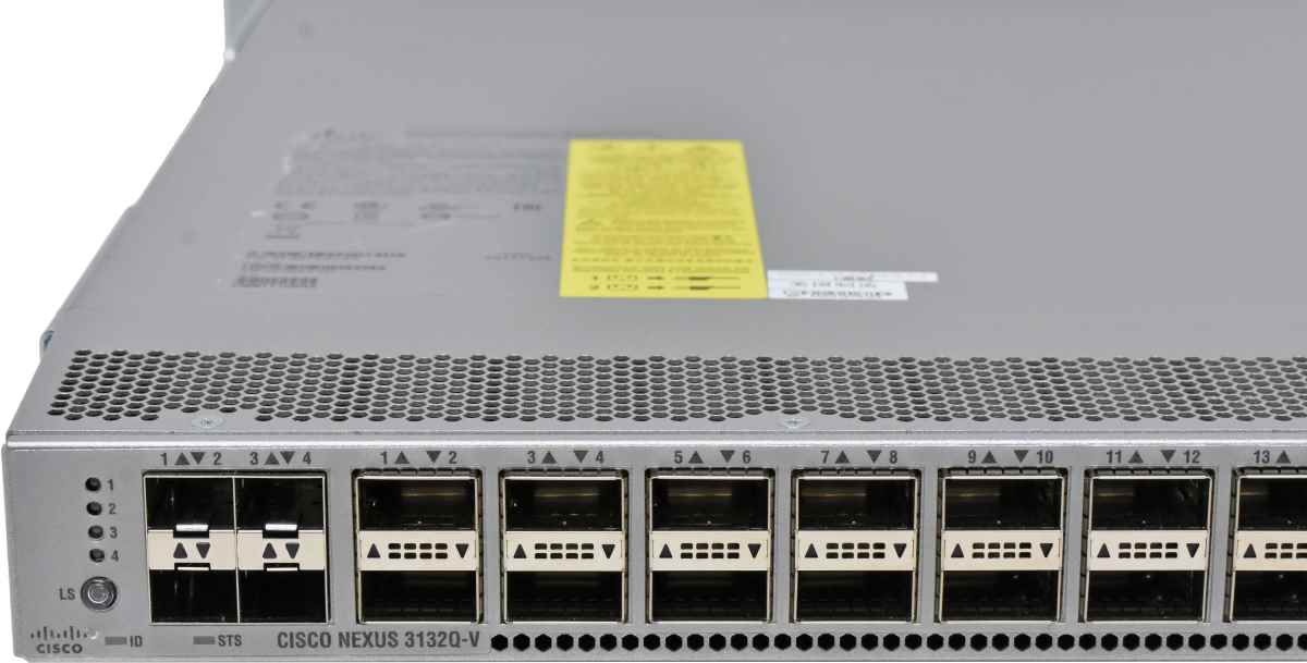 Cisco N3K-C3132Q-V 40GX 68-5879-01 32-Port 40G QSFP+ Ethernet Switch Cisco N3K-C3132Q-V 40GX 68-5879-01 32-Port 40G QSFP+ Ethernet Switch
